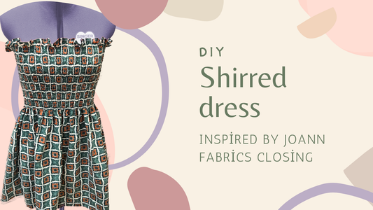New Sewing Pattern- Shirred dress and pockets!