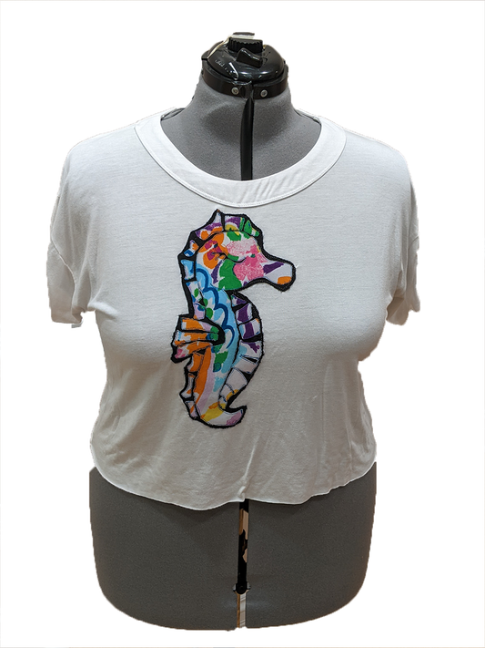 Pride Patched Seahorse tee