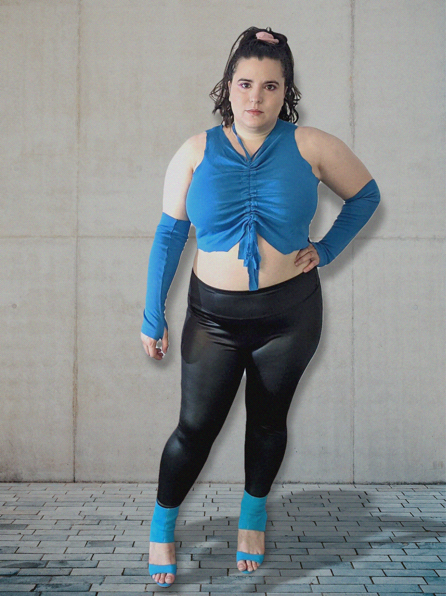 Blue Baddie Top- Size XL