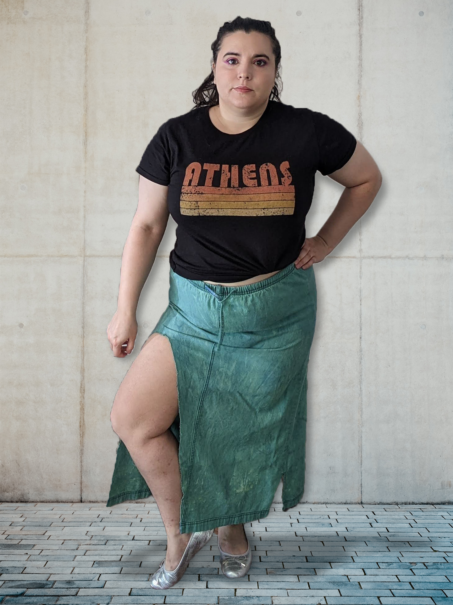 Aqua Chillin' Maxi Skirt