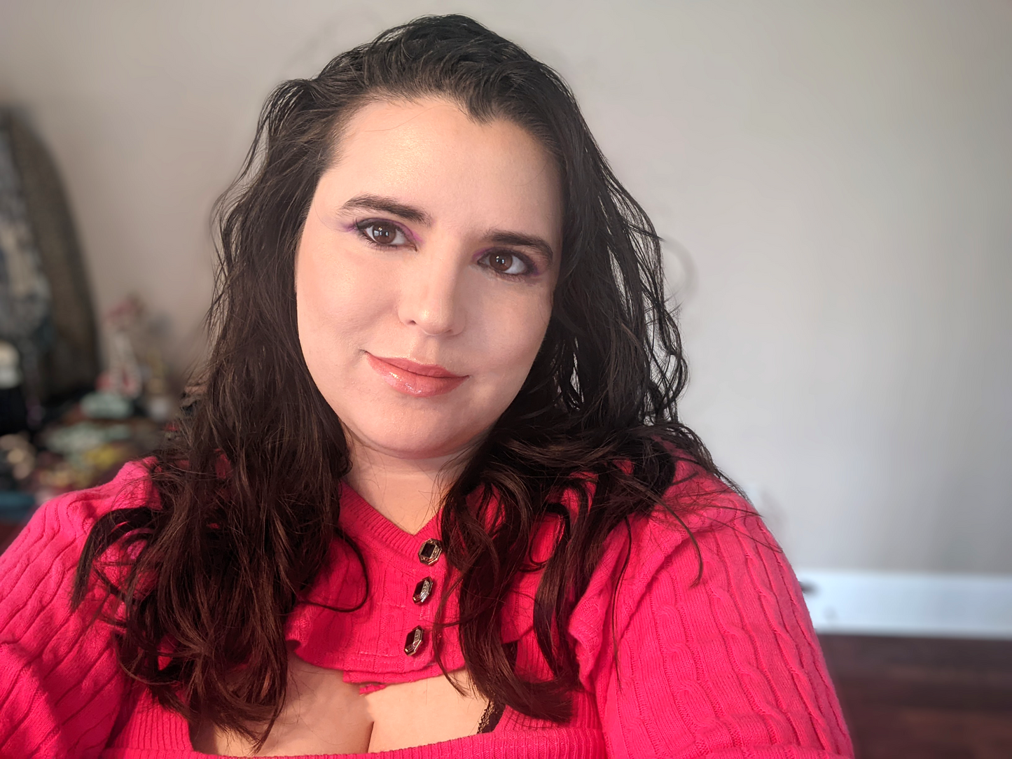 Pink Sweater Set- size XL