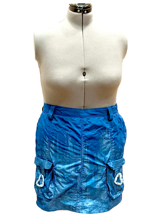 Azure Metal Skirt- size 22